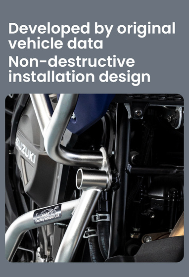 LOBOO Crash Bar do SUZUKI 800DE (2024-) Czarne (10.3.01421.003.11)