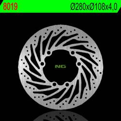 NG TARCZA HAMULCOWA PRZÓD DERBI 125 CROSS CITY '07-'13,TERRA 125 '06-'13, SENDA 125 '06-07,MULHACEN 125,MH50/125 (280X108X4MM)(6X6,5MM)