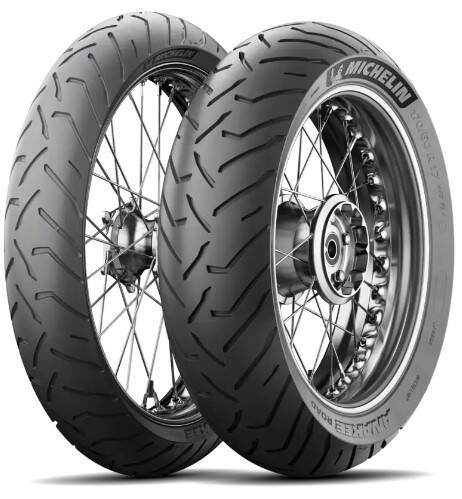 MICHELIN KOMPLET OPON (CAI454924/24) 120/70R19 M/C 60V ANAKEE ROAD TL/TT PRZÓD DOT 2024 + (CAI167820/24) 170/60R17 M/C 72V ANAKEE ROAD TL/TT TYŁ DOT 2024 + SET LATARKA + SCYZORYK