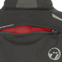 Kurtka motocyklowa BUSE Rico czarno-czerwona 5XL