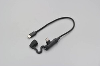80468 USB CABLE TYPE-C TO TYPE-C L-SHAPED 200MM