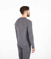 Motorcycle underwear KNOX Max Dual Active LS Top Grey