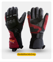 LOBOO Podgrzewane rękawice motocyklowe Czerwone (01.2.09054.001.01)