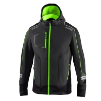 Sparco Tech Soft Shell Jacket (Teamwork) black green