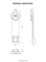 Adapter Quad Lock® do statywów fotograficznych (V3)