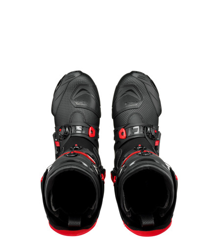 Motorcycle Sports boots REX AIR black red