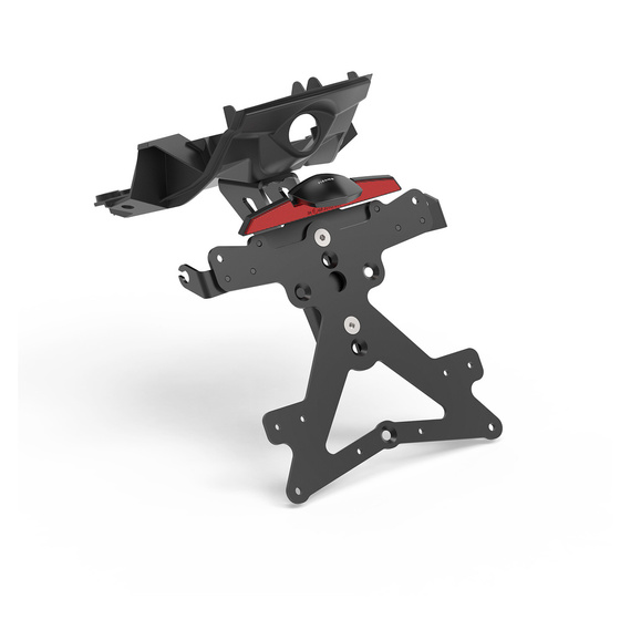 Fox license plate support kit