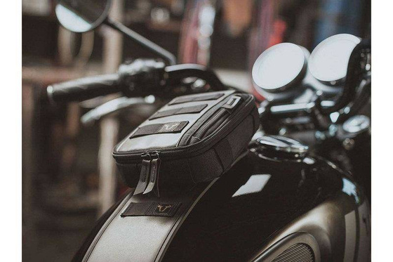 ZESTAW TORBA AKCESORYJNA LA2 I PAS NA ZBIORNIK SLA SW-MOTECH BMW R NINET MODELS (14-), BROWN