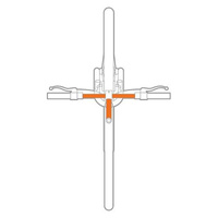 91599 Bike, adapter do kierownicy