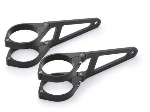 CNC HEADLIGHT BRACKET SET, DIA.49MM/ LONG