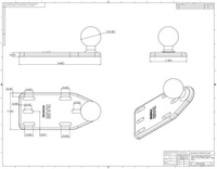 RAM-B-346U Offset Reservoir Cover Ball Base