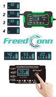 FreedConn Battery charger green RJ-C 120501A