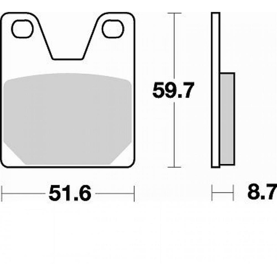BRAKING KLOCKI HAMULCOWE SINTER 826CM56