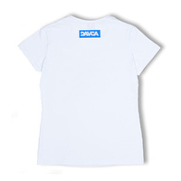 DAVCA T-shirt blue logo