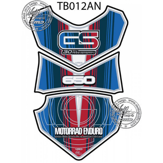 MOTOGRAFIX TANKPAD BMW GS650 2008-12 TB012AN