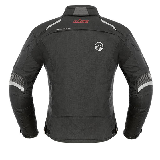 Kurtka motocyklowa BUSE Rico czarno-czerwona 5XL