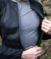 Motorcycle underwear KNOX Max Dual Active LS Top Grey