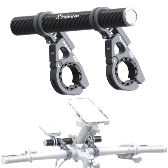 Karbonowe przedłużenie kierownicy do montażu akcesoriów Outplorer HE10