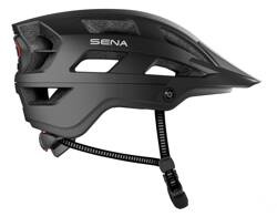 SENA KASK ROWEROWY M1 TRIAL Z WBUDOWANYM INTERKOMEM BLUETOOTH 4.1 DO 900M ORAZ TYLNĄ LAMPKĄ LED ROZMIAR M ( 55-58 CM ) KOLOR CZARNY (EL)
