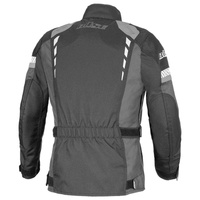 Kurtka motocyklowa BUSE Breno dziecięca czarno-antracytowa 164