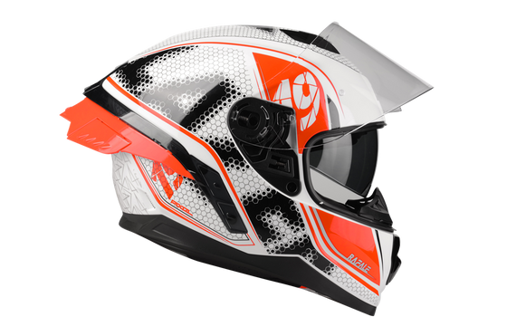 Kask Motocyklowy LAZER RAFALE SR Pixel (kol. Biały - Czarny - Czerwony) rozm. XL