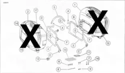 BUELL XB 12 Ulysses (2006-2010) stelaż pod sakwy boczne