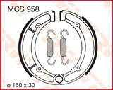TRW LUCAS BRAKE SHOES YAMAHA YFM 350 / 400 / 600 REAR (160X30MM) (Y516)