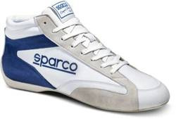 Sparco Teamline Auto Shoes Boots S-Drive MID white blue