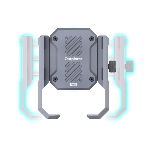 Regulowany uchwyt na telefon (63-97mm) z mocowaniem na kulę 1 cal Outplorer PH10