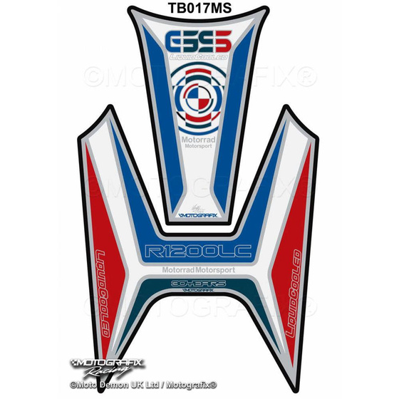 MOTOGRAFIX TANKPAD BMW R1200GS LC 2013-2016 TB017MS