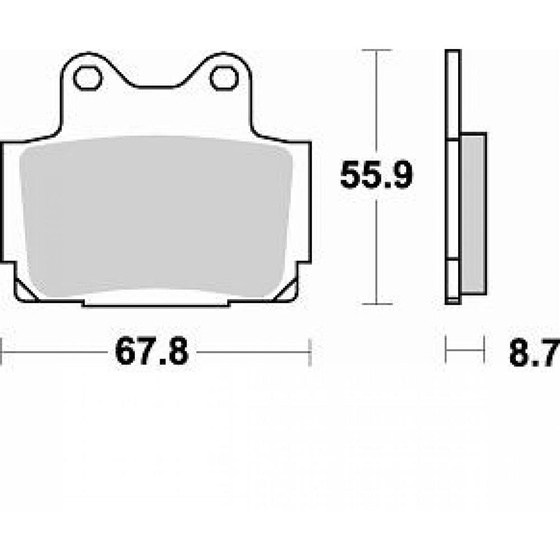 BRAKING KLOCKI HAMULCOWE SEMI 679SM1