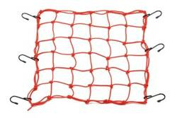 cargo net, 400x400mm, red