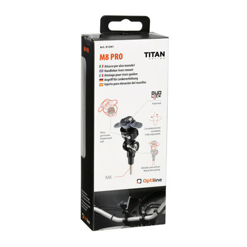 91591 Titan Opti M8 Pro, handlebar risers mount