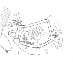 Honda NX 650 Dominator (1992-1994) engine guard