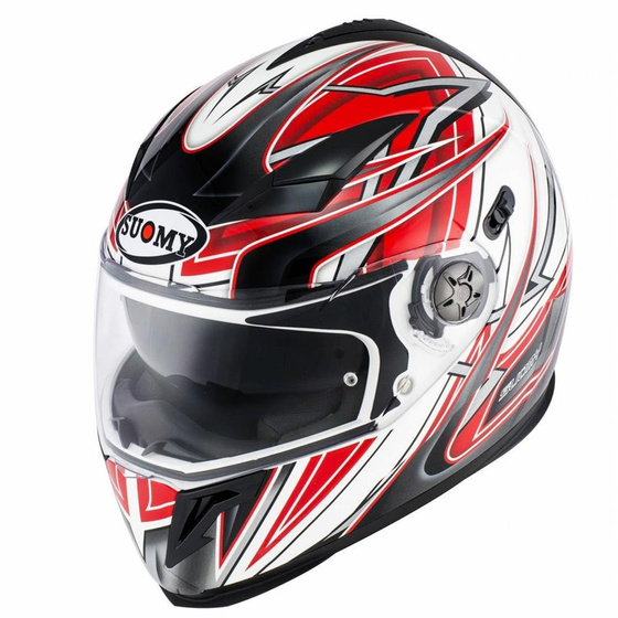 SUOMY HALO ZENITH WHITE-RED XL