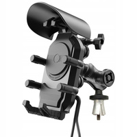 MC39-03 Motorcycle Phone Holder Anti-vibration USB-C Charging