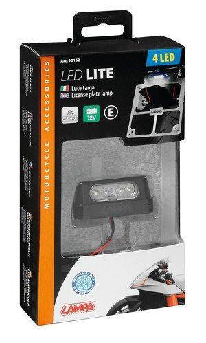 90162 - 4 punktowe oświetlenie tablicy rejestracyjnej LED, białe, zatwierdzone do użytku drogowego