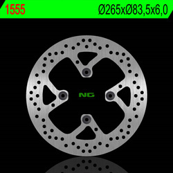 NG TARCZA HAMULCOWA TYŁ DUCATI DIAVEL 1200 11-22 MULTISTRADA 1200/1262 15-22 , XDIAVEL 1262 '15-'22 (265X83,50X6,0MM) (4X10MM)