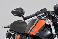 D-MIRROR-7 TYPE-K/BAREND SHORT, ALU.BLACK 1PC E-MARKED