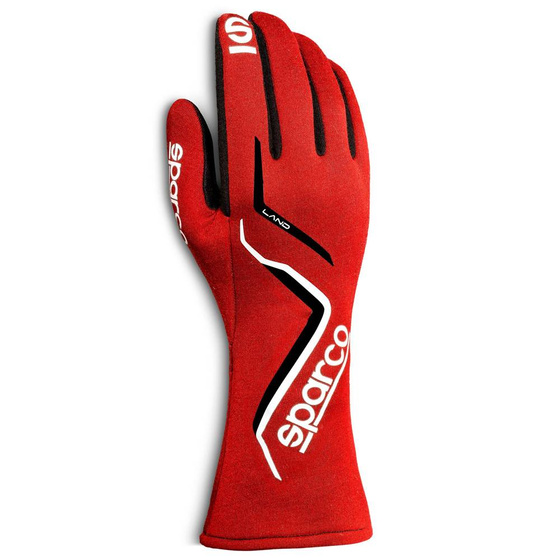 Sparco Land Race Gloves (FIA Approved) red