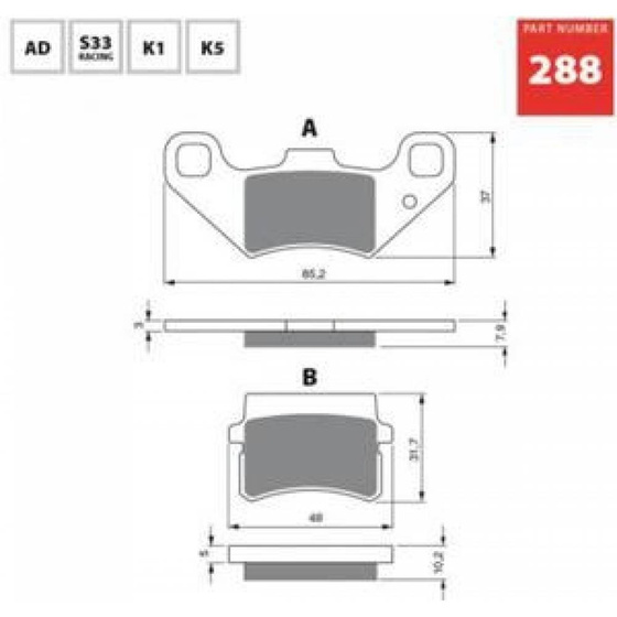 GOLDFREN KLOCKI 288 AD