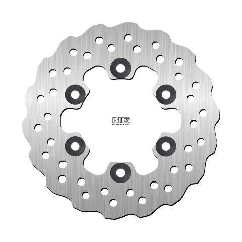 NG TARCZA HAMULCOWA TYŁ KAWASAKI KLX125 '10-17 (190X84X4MM) (6X10,5MM) WAVE