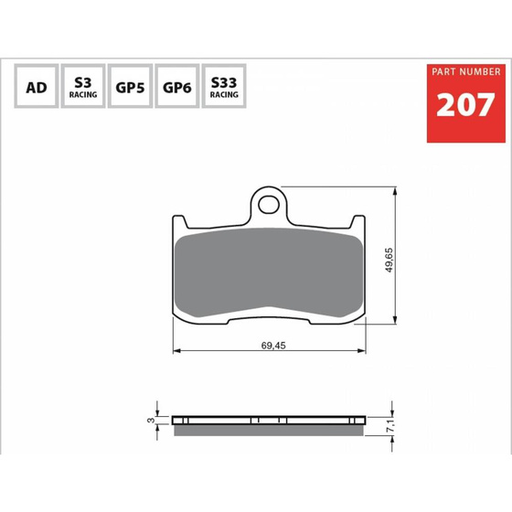 GOLDFREN KLOCKI 207 S3 CUT