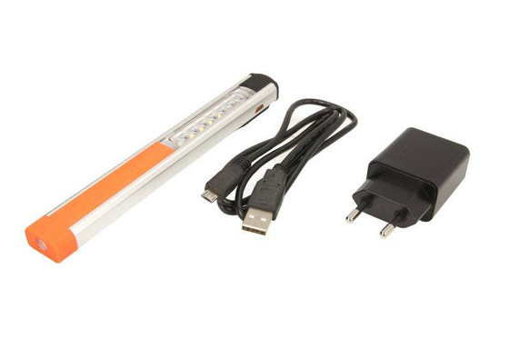 Lampa warsztatowa przenośna bezprzewodowa kieszonkowa PENLIGHT 150, strumień świetlny 150/35lm, źródło światła SMD LED, liczba diod LED: 1/6 szt., rodzaj baterii: Li-Ion, czas pracy: 2,5 godz., IP20