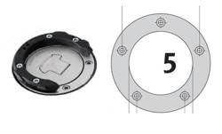 TANK RING EVO SW-MOTECH 5 ŚRUB, BMW F 650 ST/ENDURO, BLACK
