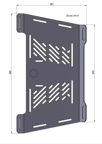 BMW R 1100 GS (1994-1999)/1150 GS (2000-2004) przedłużenie bagażnika
