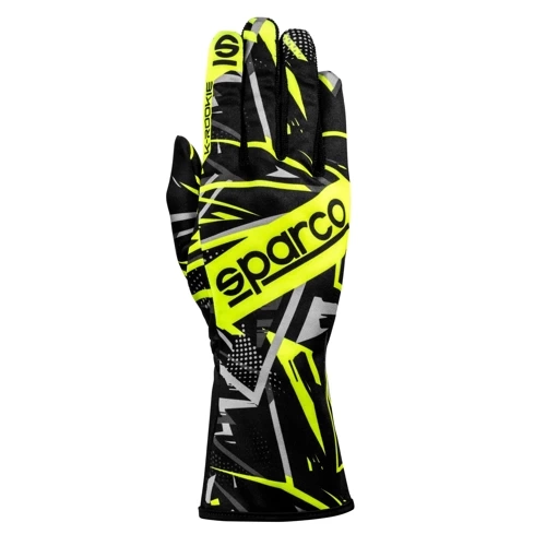 Sparco Karting Kart Auto Racing Gloves K-Rookie yellow