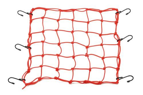 cargo net, 400x400mm, red