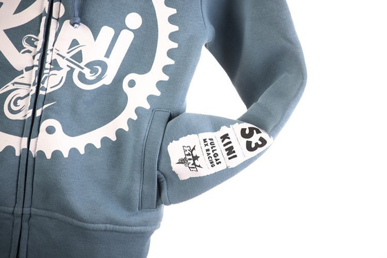 KINI RED BULL KIDS RITZEL ZIP HOODIE - HEATHER BLUE