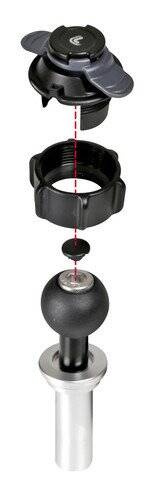 90457 Opti Tube, mocowanie w sztycy widelca motocykla - Ø 15-17,2 mm